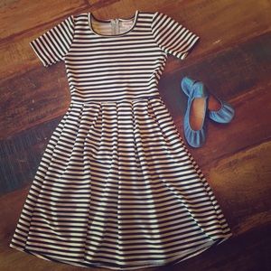 New, pleated Amelia dress